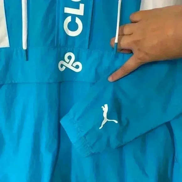 Puma x CLOUD9 Strategy Windbreaker Track Jacket 59909501 Size Medium - Picture 4 of 14